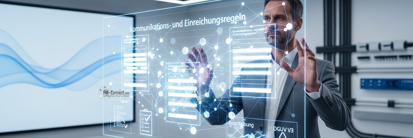 Kommunikations- und Einreichungsregeln für strukturierte Abläufe im DGUV V3 Ausschreibungsverfahren